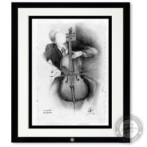 Orchestra music illustration Double base - A music instrument, art by ian anderson