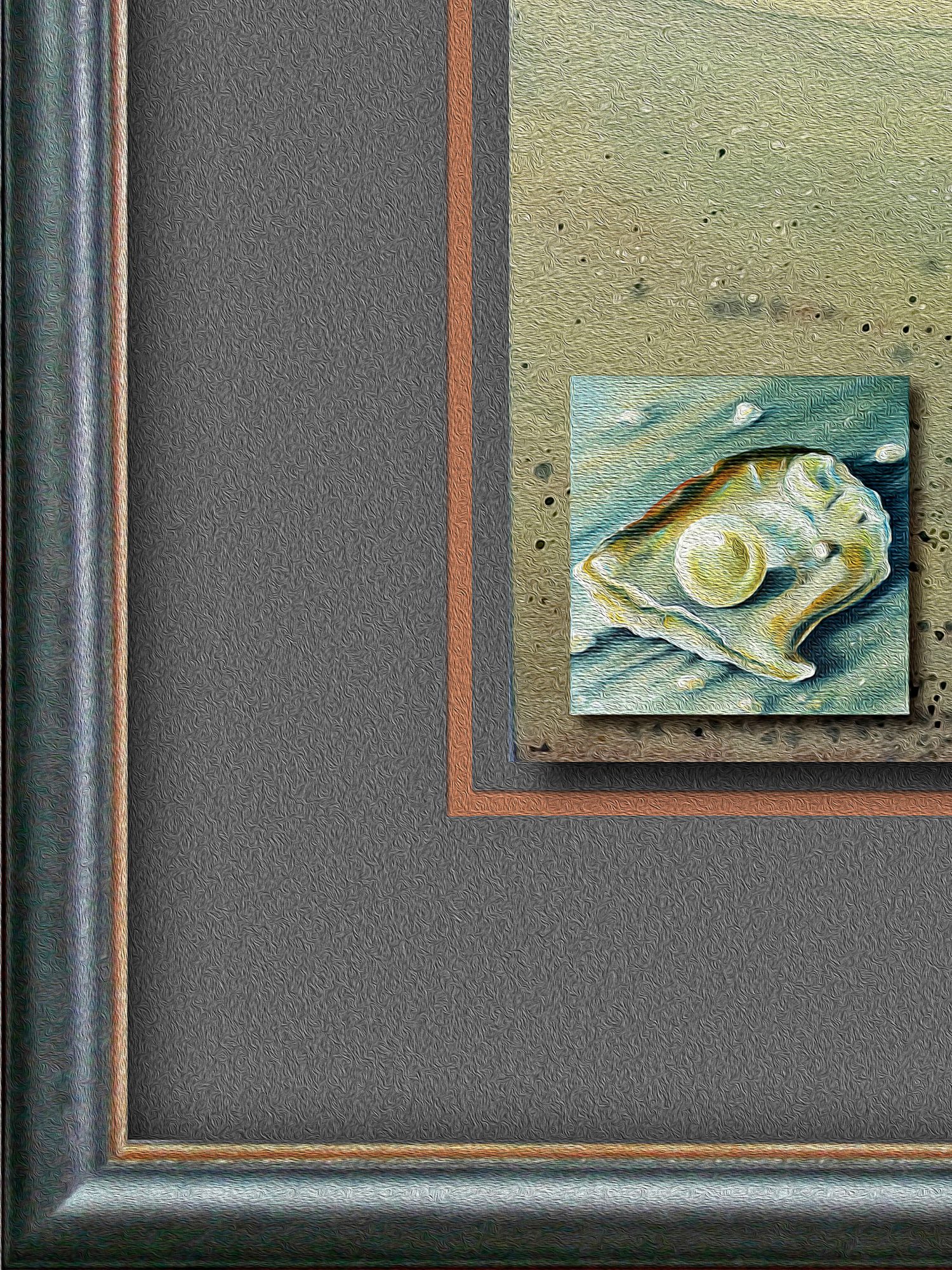 HUNTER GATHERER 1 - Mixed Media painting hunters-gatherers beach passion - Image 5