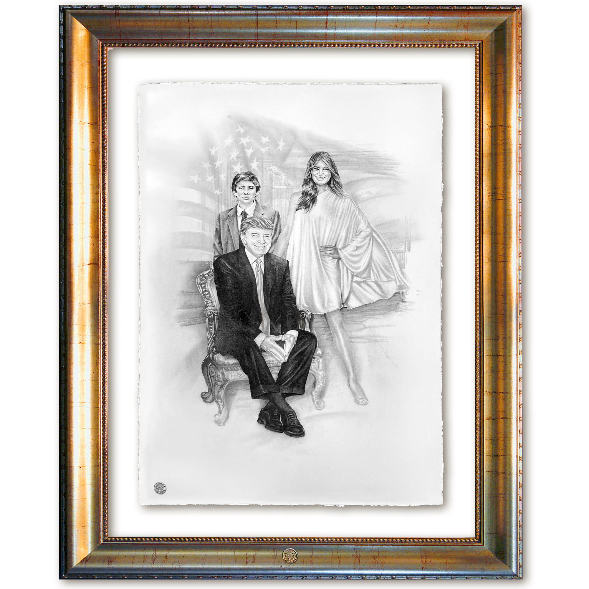 Donald Trump and family portrait leaving a legacy