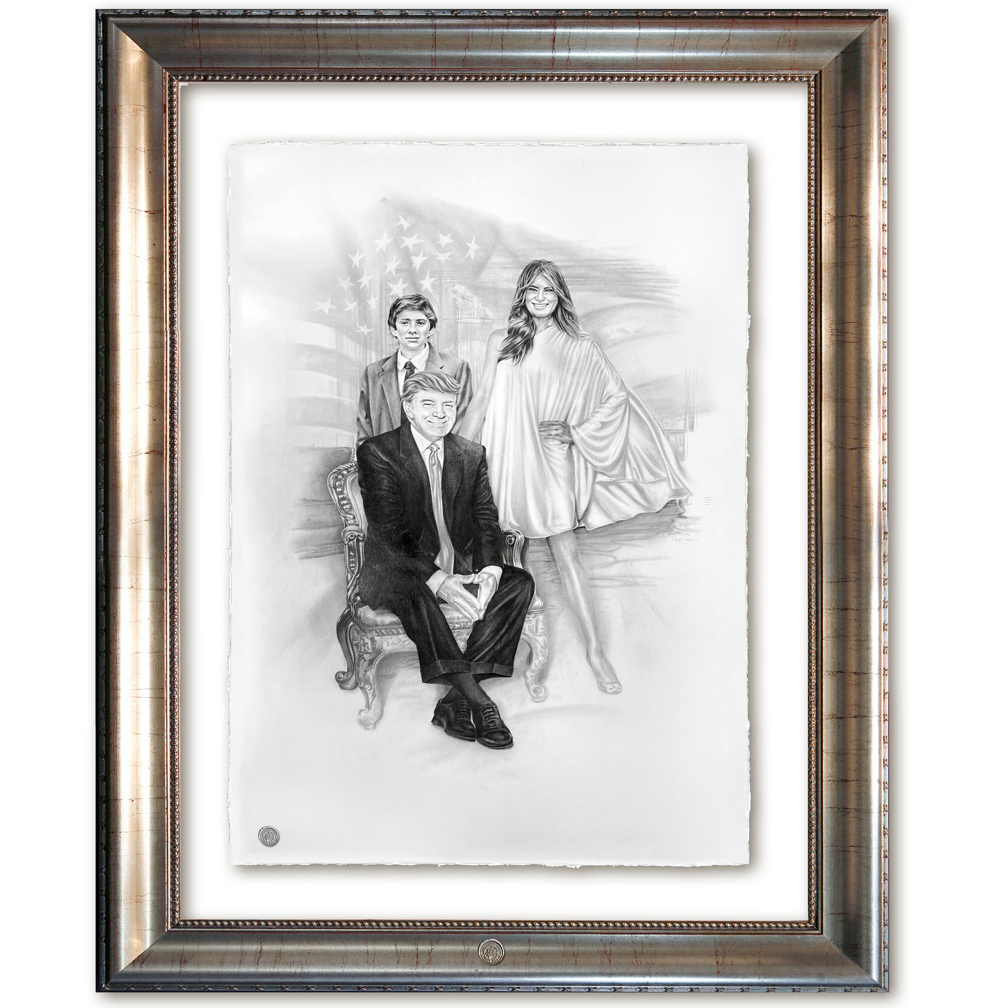 Donald Trump and family portrait leaving a legacy